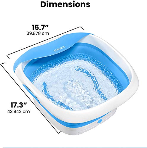 image for Homedics Compact Pro Spa Collapsible Footbath with Heat | Vibration Ma