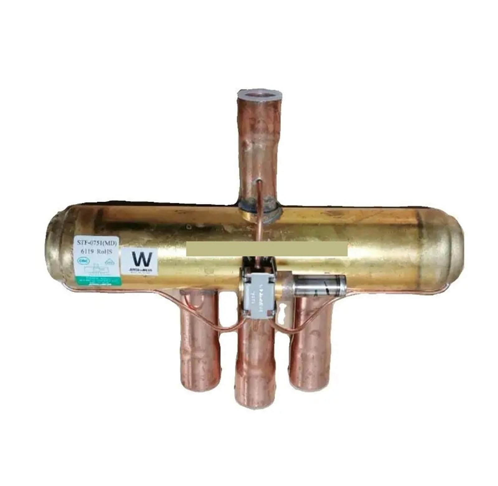 Genterun Stf-01V(W) Four-Way Cooling And Heating Reversing Valve，Compatible For Midea， Stf-H0712 Stf-H0901 Stf-0751(Md)(Stf-01V(W))