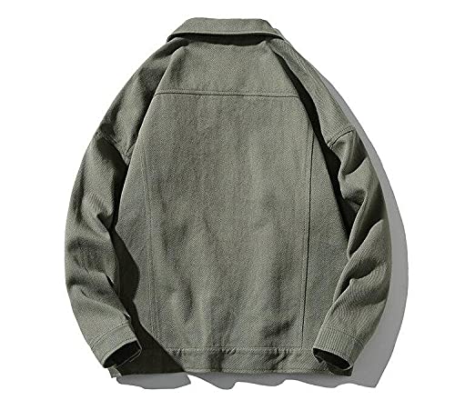 Jaqueta de brim primavera outono masculina hip hop jeans casaco masculino jaqueta jeans, Branco, XX-