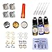 Produktbild William-Lee Handgefertigte Ohrhaken Ohrclip Ohrhaken Epoxid-Material Paket DIY Kristall Epoxy Ohrringe Schmuckherstellung Werkzeuge