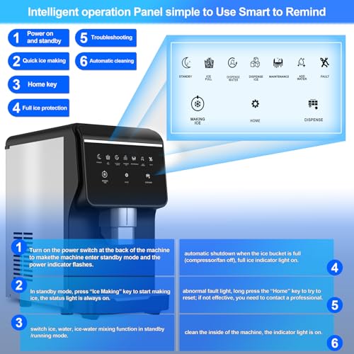 Countertop Nugget Ice Maker Machine