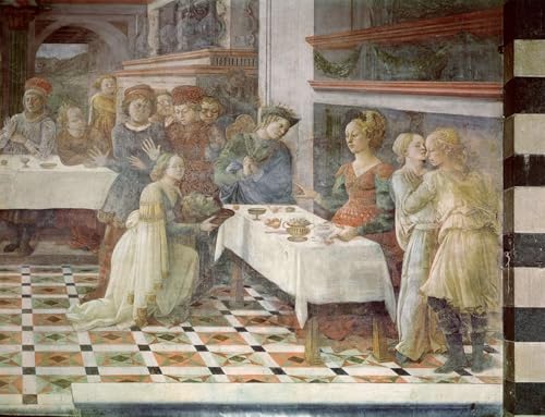 Peinture murale la fête d'Hérode pour sublimer un grand mur vide