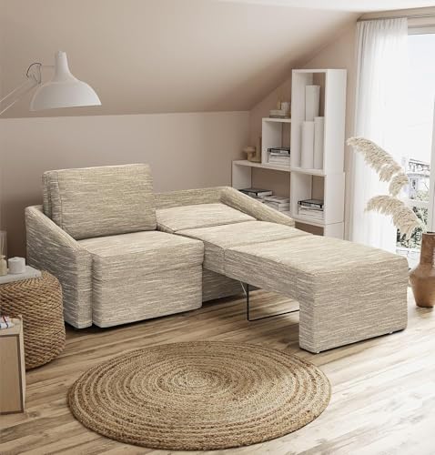 DOMO. collection Sofa Relax, 2-Sitzer Dauerschläfer, Boxspring Couch mit...