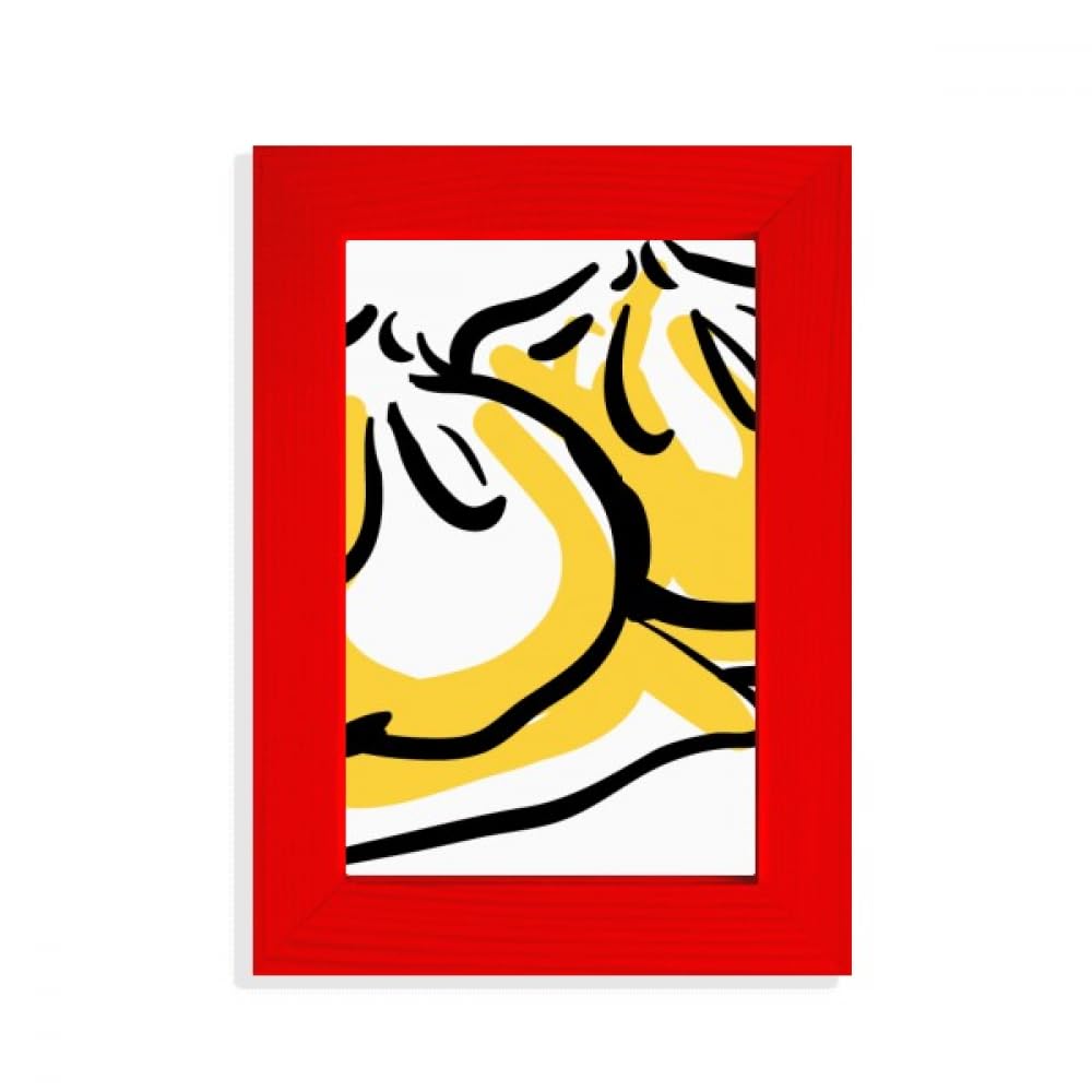 Cadre photo rouge avec motif chinois pour valoriser des images ternes
