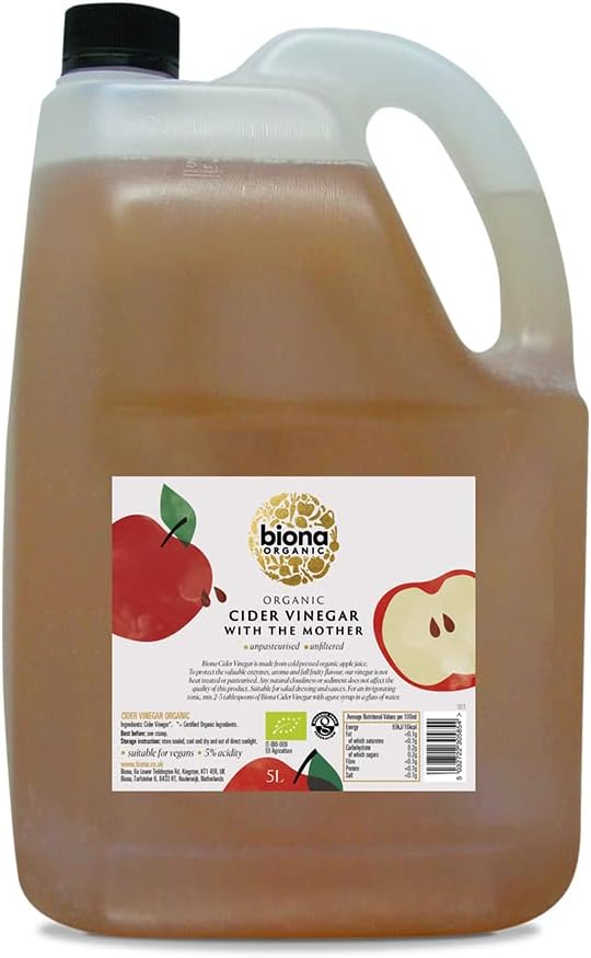 Biona Organic Apple Cider Vinegar with Mother 5 L, 5 Percent Acidity