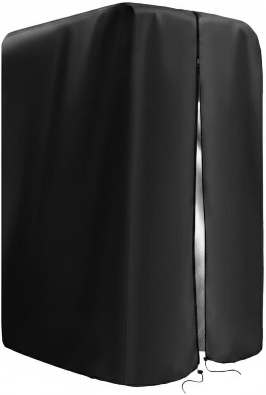 Fitness Equipment Cover Pull Bar Cover Exercise Frame Cover Oxford Waterproof Vinyl Lined With Front Drape Entry suitable for home gym storage small home workout , Black , L-64 68 82.5ins 163 173 210cm