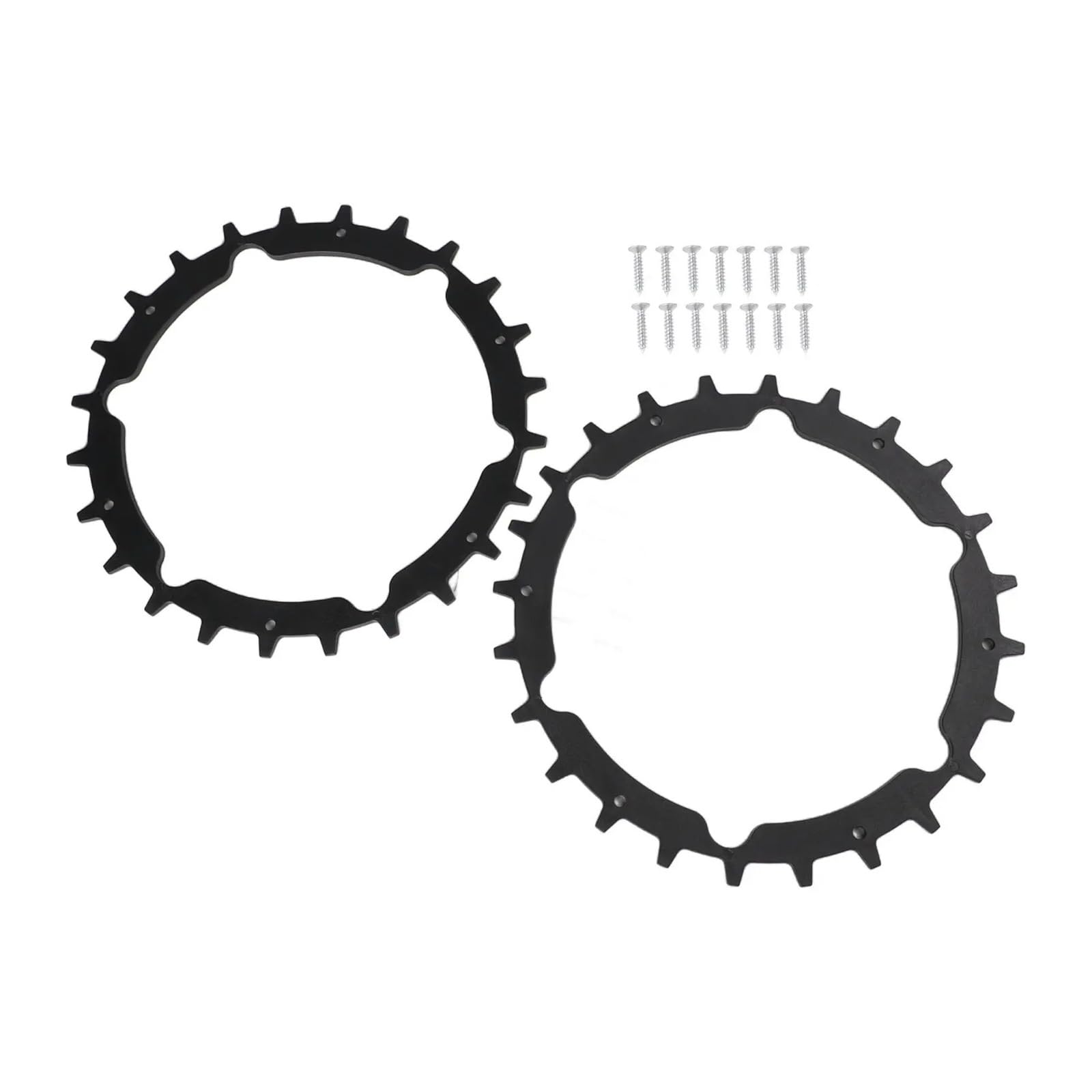 Compatible for 500-Smart 300 400 500-Smart+ 2 uds Robot cortacésped Ruedas auxiliares Antideslizantes de 212mm Piezas de cortacésped de uñas Antideslizantes