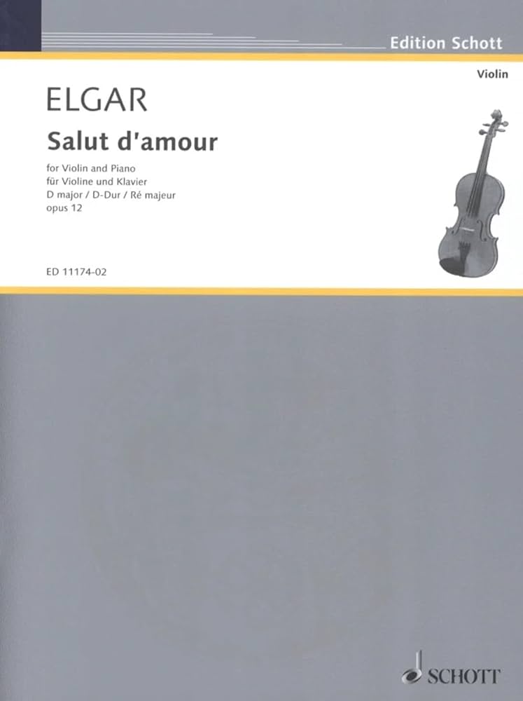 Amazon.com: Elgar: Salut d'Amour, Op.12 (Violin & Piano (opt