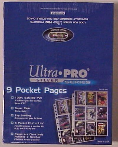 Ultra Pro 9 Pocket Pages "Silver Series" (100ct)