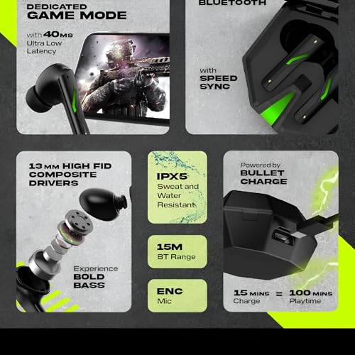 VEHOP Wing TWS Earbuds (Black) - Image 4