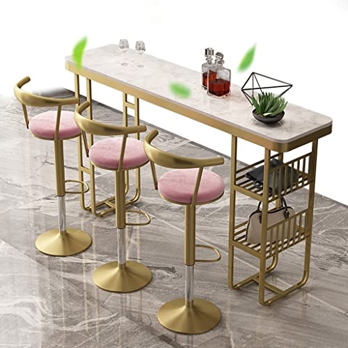 Tabouret de bar en métal au design épuré pour comptoir élégant - 8