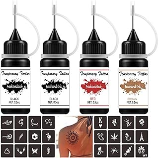 TOFD Temporary Tattoo Kit Freehand Ink Semi Permanent Tattoo Jagua Gel Temp Tattoos