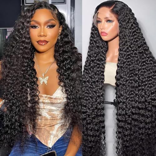 MISSJAY Deep Wave Wig Human Hair 26 Inch 13x6 Deep