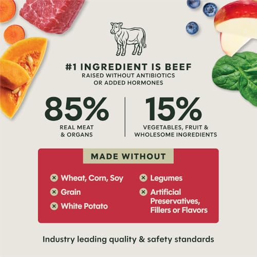 Instinct FreshDried Bites, Natural Freeze-Dried Dog Food, Grain-Free - Grass-Fed Beef, 3 oz. Bag - Thumbnail 5