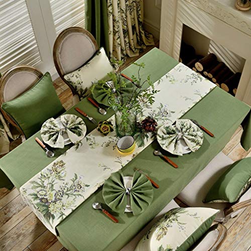 Chemin de table américain style pastoral pour repas en terrasse