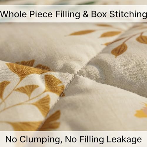 Image of Mafatlal Tulip Premium 120 GSM Quilted Comforter for Single Bed | Soft Sleep, Daily Use & Premium Soft Single AC Comforter | 60 x 90 Inch | Luxe Off White
