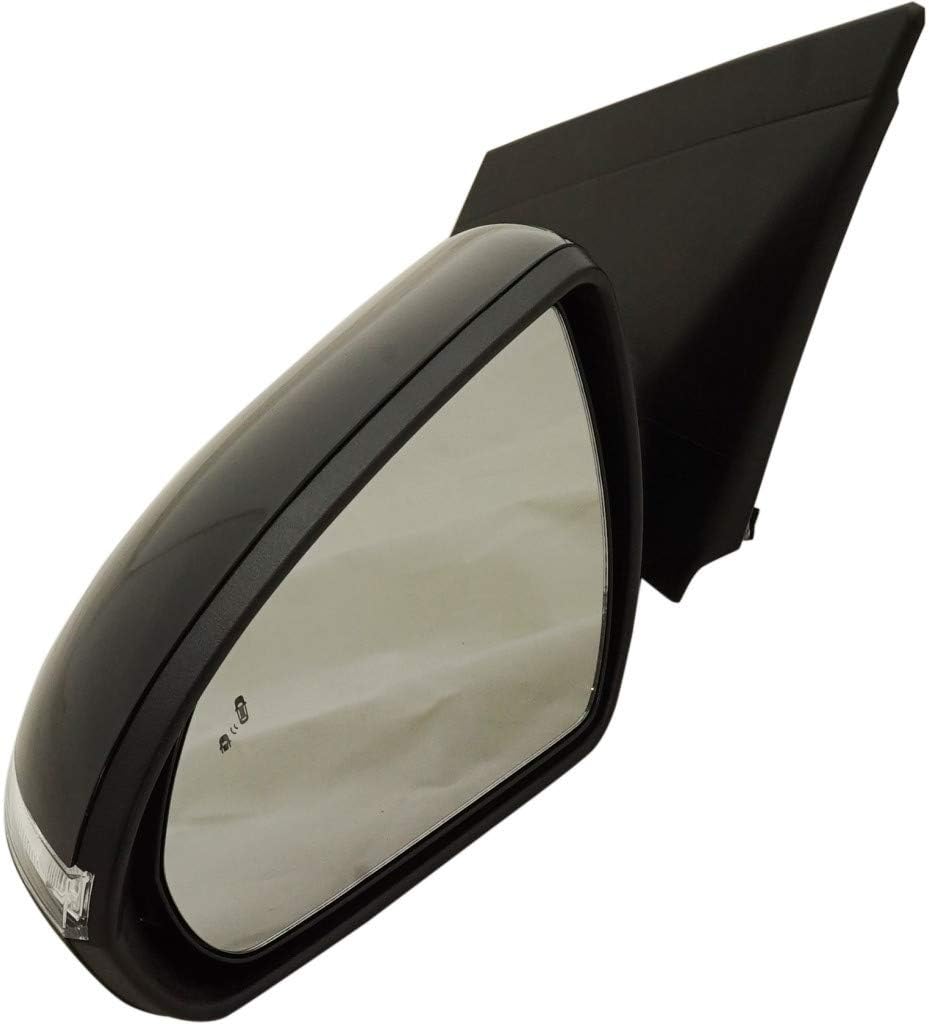 For Hyundai Elantra 2017 2018 Door Mirror Driver Side | Power | Heated | Manual Folding | w/Memory, Signal Light and Blind Spot Detection | Paintable | Replacement For 87610F3040 | HY1320227