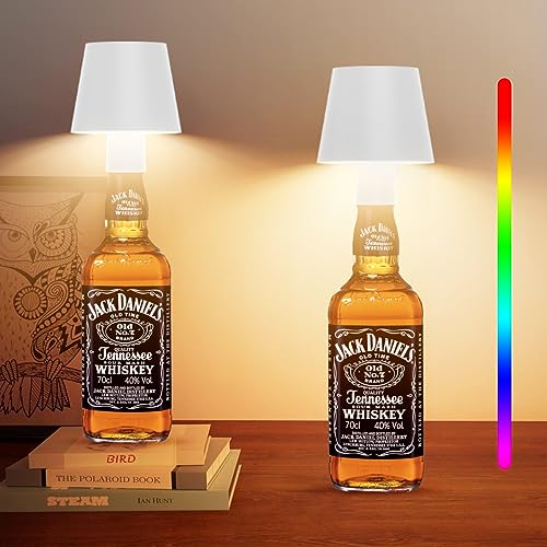 Howskys 2 Pack LED Rechargeable Table Lamp Dimmable Bottle Lamp 3000k+RGB, IP54 Wireless Touch Table Lamp for Indoor and Outdoor, 5500 mAh Portable Metal for Family, Restaurant & Bar(White) Howskys 2 Pack LED Rechargeable Table Lamp Dimmable Bottle Lamp 3000k+RGB, IP54 Wireless Touch Table Lamp for Indoor and Outdoor, 5500 mAh Portable Metal for Family, Restaurant & Bar(White)