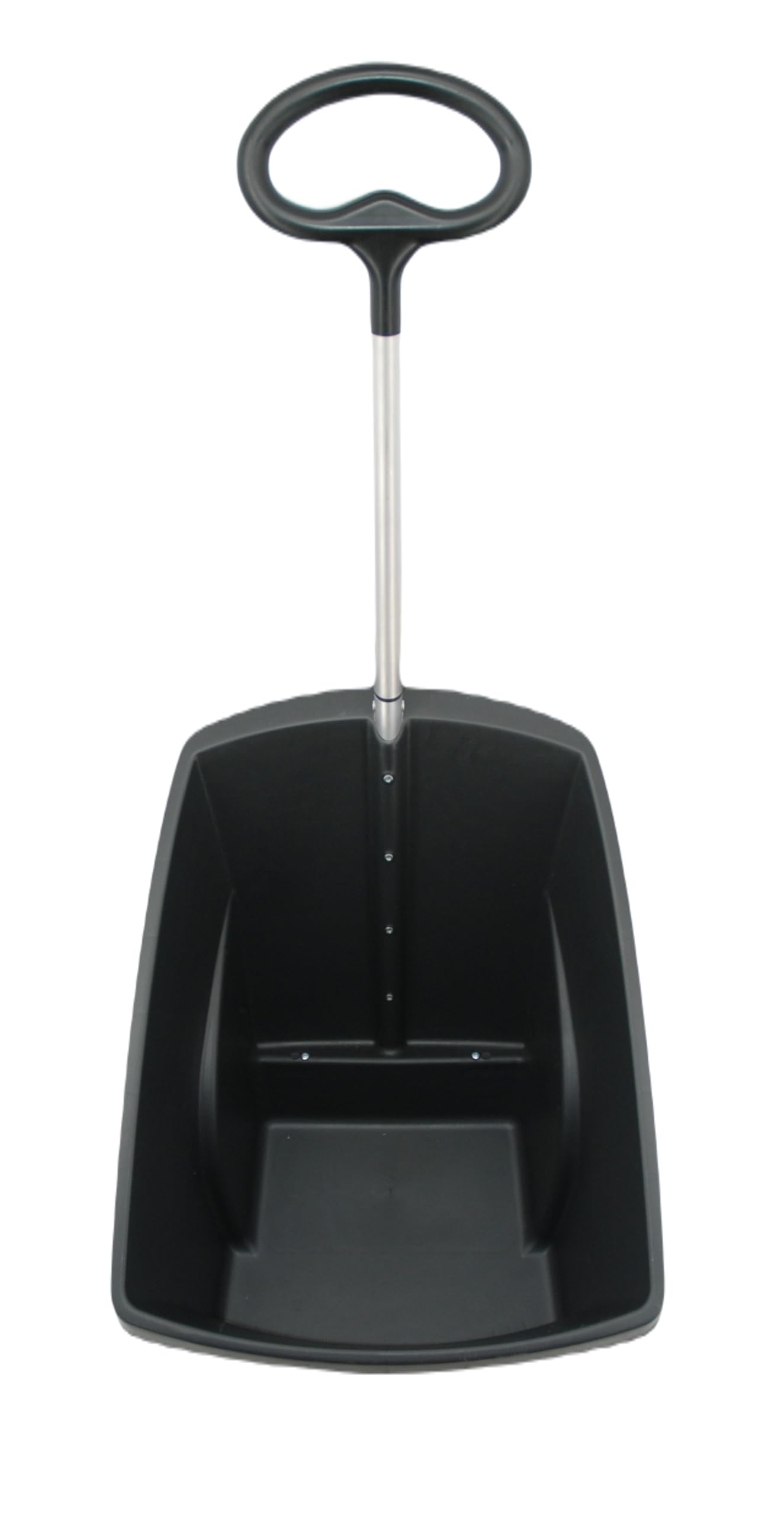 Gartenwagen Schubkarre 67 Liter Tragfähigkeit: 50 kg Gartenkarre Handwagen Handwagen Schubkarre mit Vollgummirad Gartentrolley Gartenschubkarre Deichsel aus Aluminium (Schwarz)