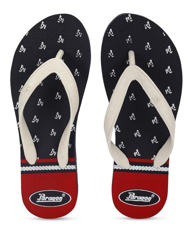 PARAGON HWK3735L Womens Hawai Slippers | Comfortable Everyday Waterproof Flip Flops with Cushioned Footbed, Sturdy Straps and Stylish Design | Indoor Outdoor Wear Navy Blue (B0D2XY6D2L) Amazon Price History, Amazon Price Tracker
