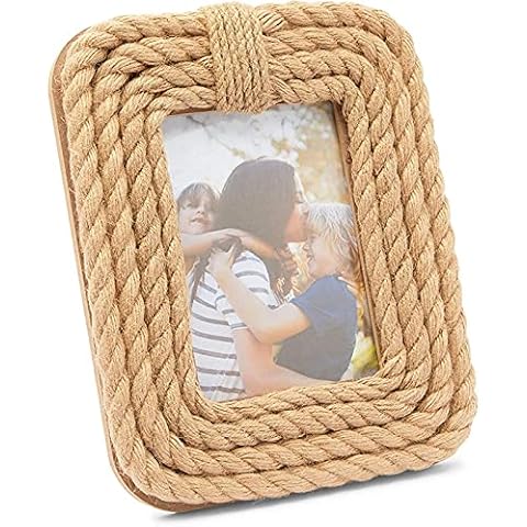 Okuna Outpost Jute Rope Picture Frame Cover