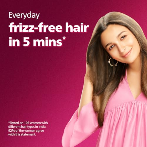 Philips Hair Straightener Brush - Everyday Frizz Free Hair in 5 min I Natural Styles with volume | Shiny and Smooth Hair I No Scalp Burns | ThermoProtect Technology I Keratin... - Image 2