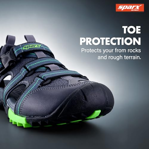 Image of SPARX SS-818 Men's Sandal | Soft Cushioned Footbed, Anti-Slip Sole & Easy Velcro Design for Everyday Use