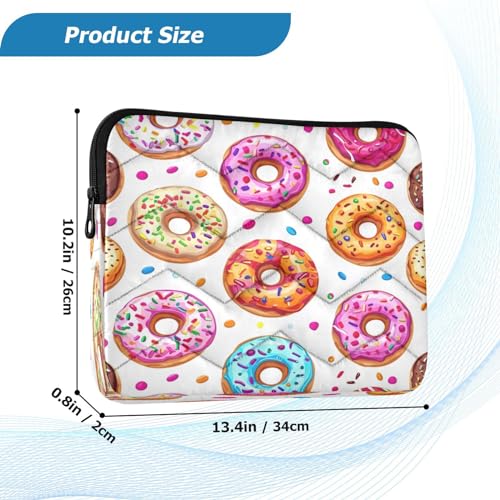 Funda para laptop 13-14 pulgadas diseño Donuts impermeable miniatura 3