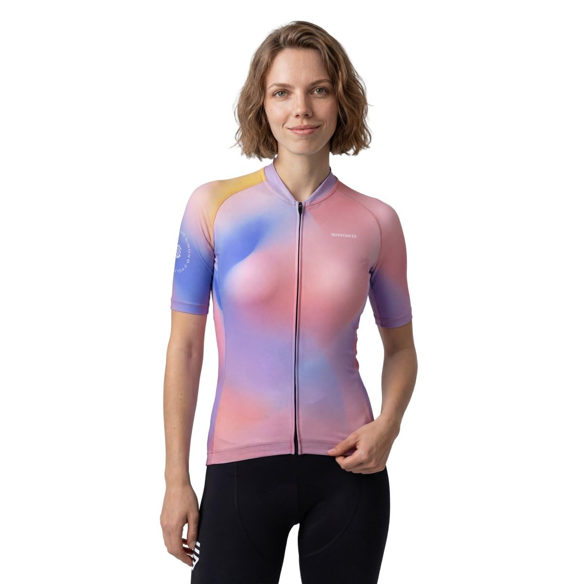 SIROKO Maillot de Manga Corta Ciclismo M2-W NRC Purple Morado