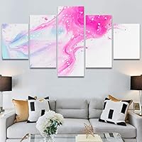 SIGNWIN 5 Panel Canvas Wall ArtAbstract Colorful Decorative ElementsModern Artwork for Home Decorations Ready to Hang - 60