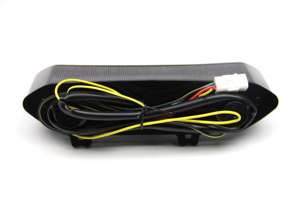 Światło Stop LED zintegrowane kierunkowskazy kompatybilne z YZF R1 2002/2003 & Quad Raptor 700 (dym)