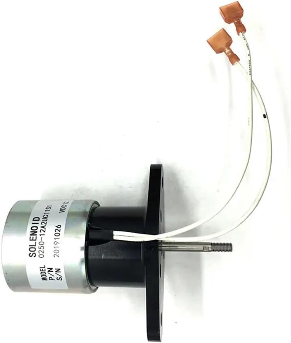 12V 0250-12A2UC11S1 Diesel Generator Engine Stop Solenoid Valve Actuator Fuel Shut Off Flameout Solenoid Switch Generator Parts