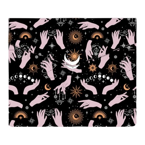 NICENEEDED Printed Book Cover, Tarot Theme Book Sleeve