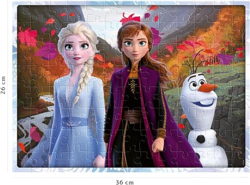 Puzzle 100 pièces : La Reine des Neiges 2 Frozen 2 : Un monde magique Ravensburger Nathan - vue 7
