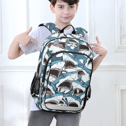 Sac à dos ordinateur enfants requin idéal pour la rentrée scolaire
