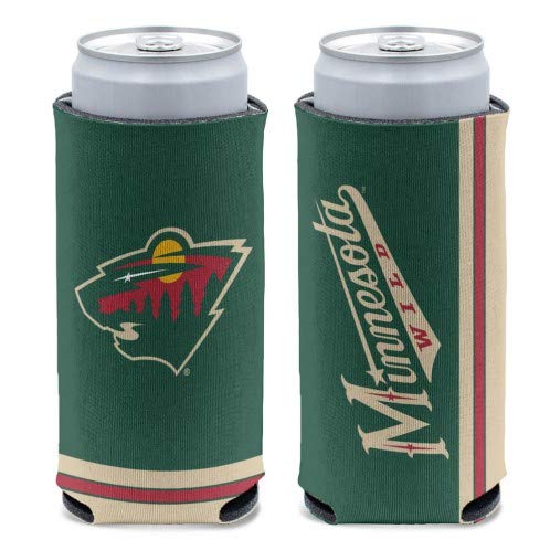 NHL Minnesota Wild Slim Can Cooler, Team Colors, One Size