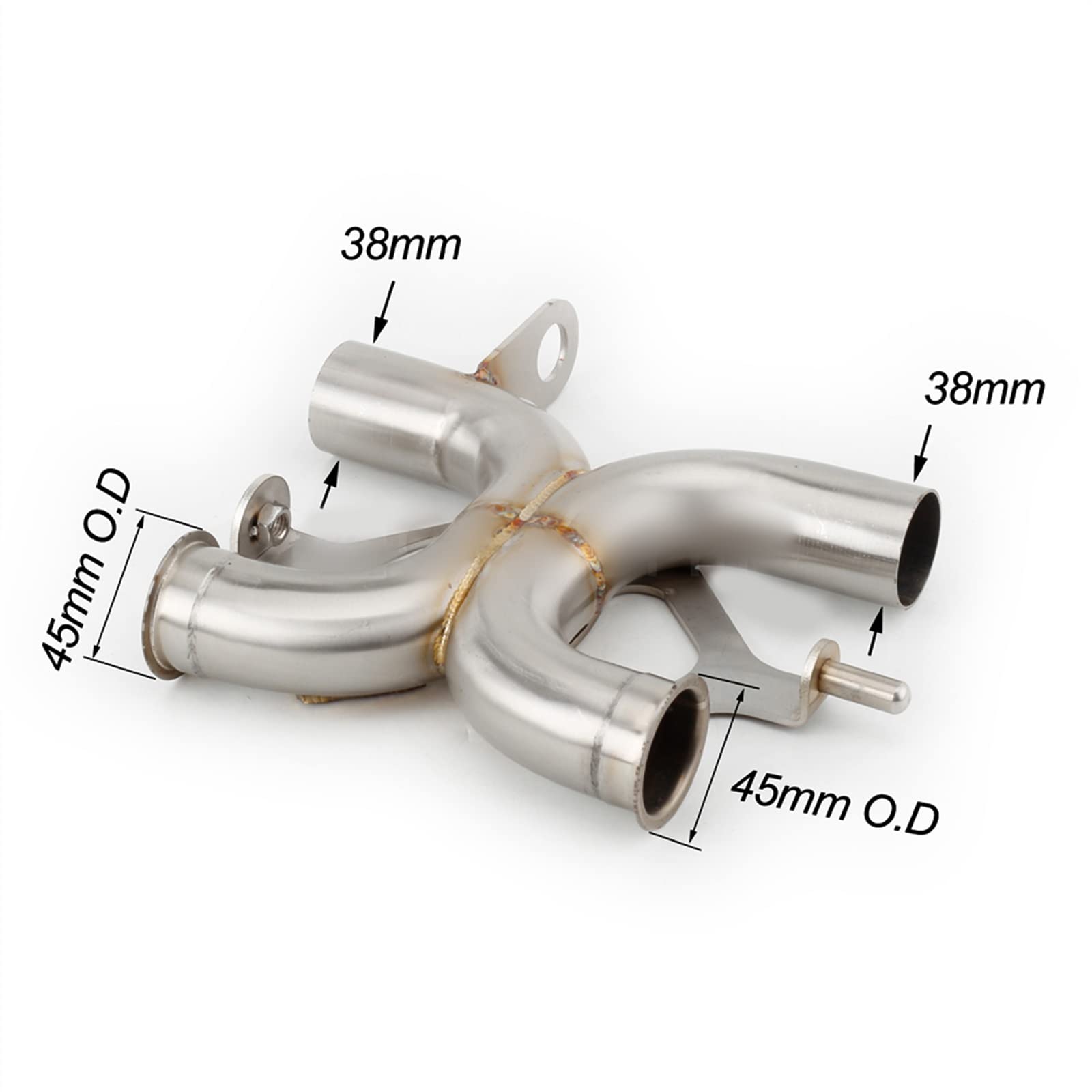 Fuga Decat Tubo Moto Catalizzatore di Scarico Elimina Tubo per Triumph Speed Twin 2019 2020 Street Cup 900 2017 2018 2019 2020