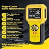 Geiger Counter Radiation Detectors, Nuclear Radiation Meter with LCD Display Radioactive Detector Detect Beta Gamma X-Ray CPM Level w/Alarm, Rechargeable Radioactive Detector-AP-886A