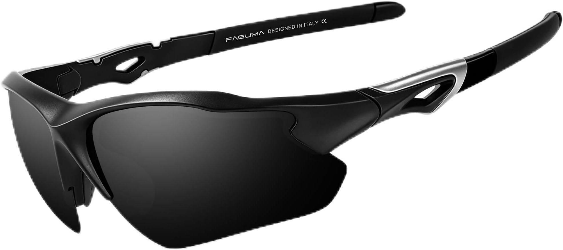 Polarized Sports Sunglasses for Men Women TR90 Frame
