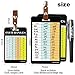 ZWOOGYM Golf Club Distance Range Cards with Holder, Back Writable Yardage Matrix Chart for Beginner to Advanced Players (Back writable, 10)