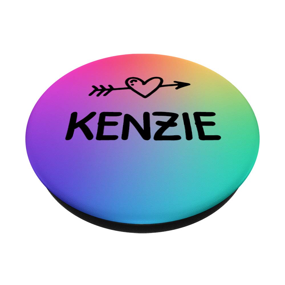Amazon.com: Kenzie Gift Rainbow Heart Arrow Watercolor Name