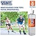 SONIC Citrus Skate Bearing Cleaner, Cleans Inline Skate, Roller Skate and Skateboard Bearings, Earth friendly, 8 oz, Made in USA