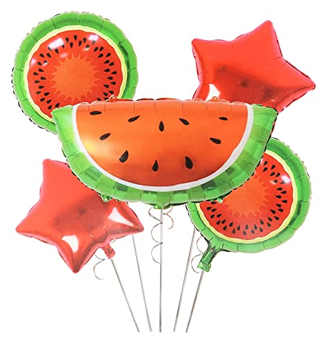 Image of Atpata Funky Fruit Theme Foil Balloon Combos (Watermelon) Multicolour