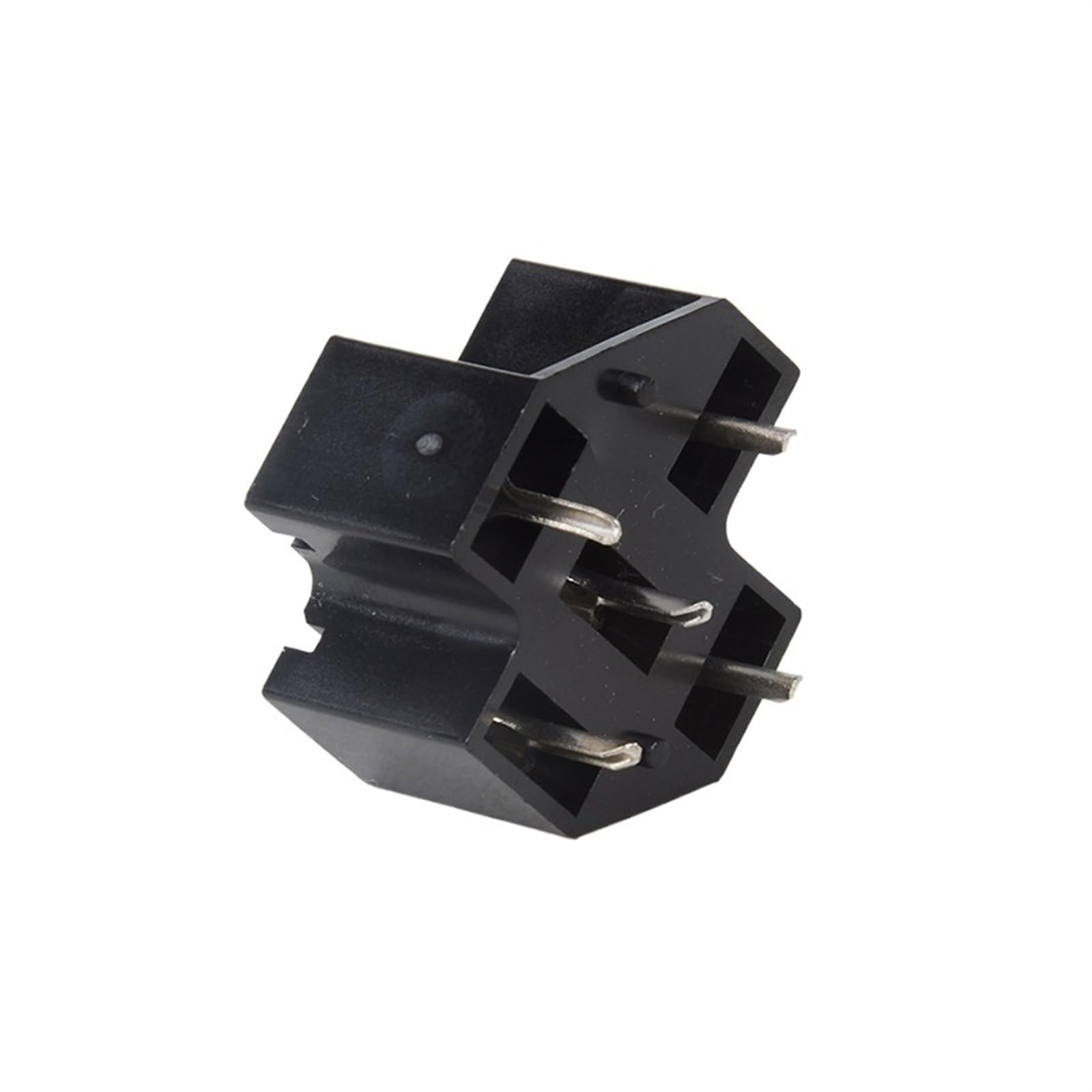 2 uds enchufe de relé automotriz 40A placa de circuito de soldadura Pin Universal enchufe de cinco agujeros PCB tipo flor de ciruelo