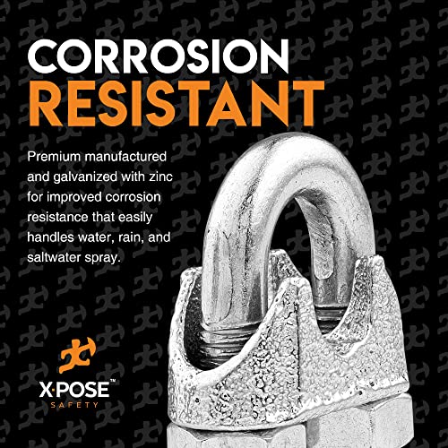 Xpose Safety GCC14-12-X-A Wire Rope Clamp For Stainless Steel Wire Rope thumb #4