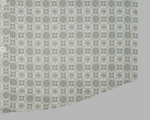 Image of GHPC 100% Cotton Geometric Printed Half Sleeves Regular Fit Formal Shirt for Men