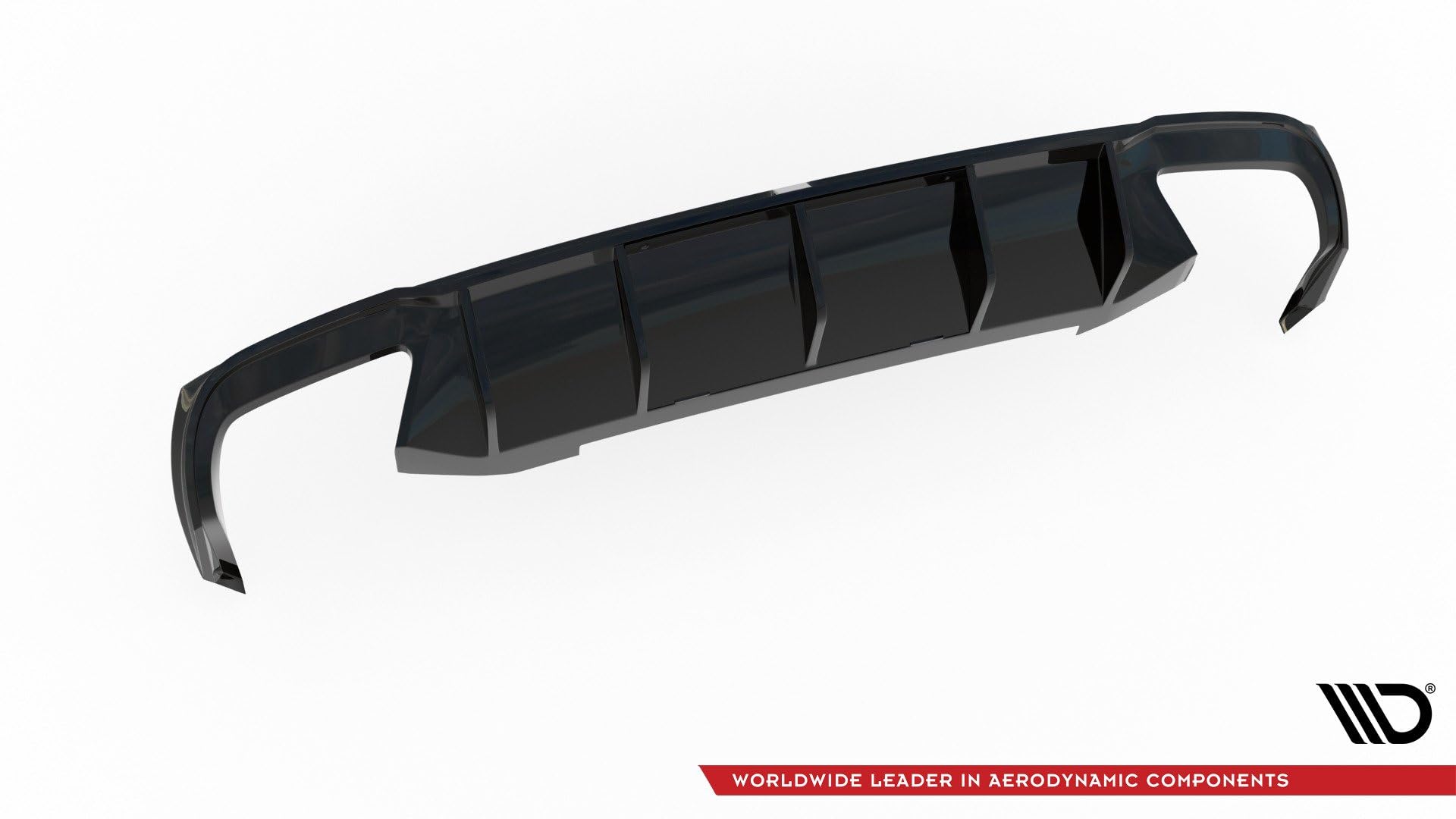 Maxton Design Heckdiffusor V.2 für Skoda Octavia RS 3 III 5E (Diesel und Benziner) Hochglanz schwarz