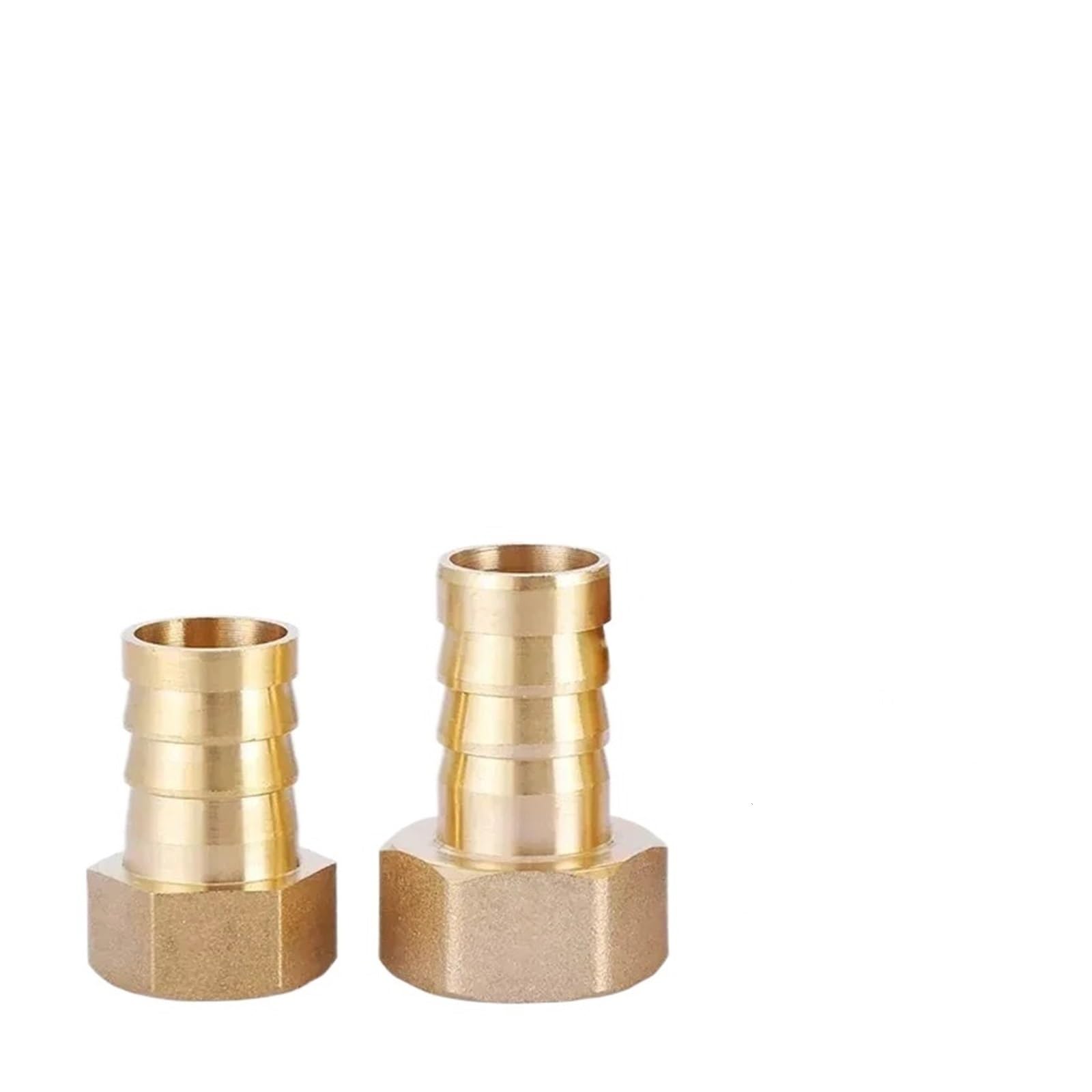 Raccordo per Tubo da Giardino in Ottone, Raccordo for Tubo Flessibile in Ottone Dritto con Filettatura Femmina BSP 6-19 mm 1/8-1 Pollice Confezione da 20(Barb 16mm-3I4)