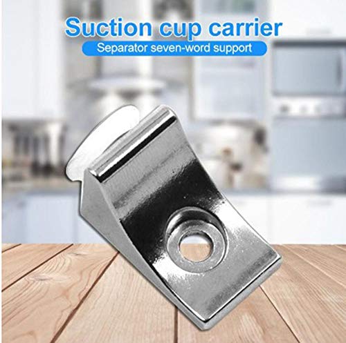 Awen 20 Pcs Adjustable Glass Shelf Glass Clip Shelf Suction Cup Fixing Bracket Bracket #TOP5