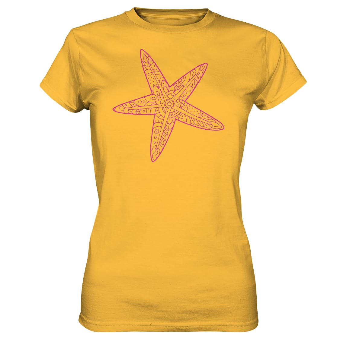 made4me.shop Camiseta premium para mujer | Seastar rosa